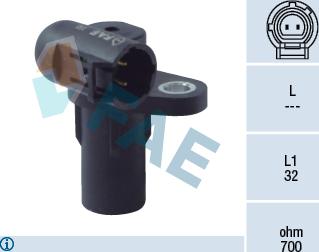 FAE 79183 - Sensor, crankshaft pulse parts5.com