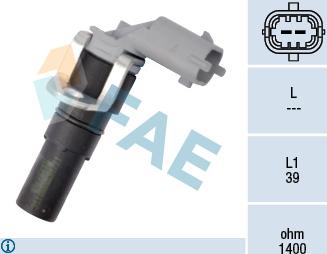 FAE 79182 - Senzor impulsuri, arbore cotit parts5.com