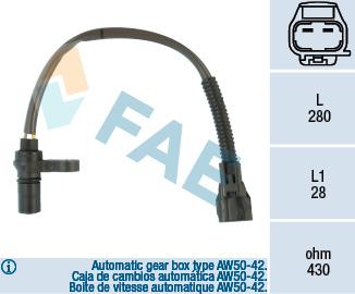 FAE 79123 - Generator impulsów, wał korbowy parts5.com