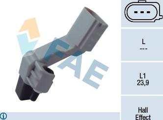 FAE 79174 - Sensor, crankshaft pulse parts5.com