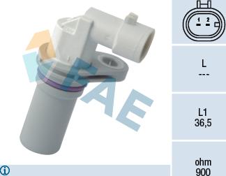 FAE 79170 - Senzor impulsuri, arbore cotit parts5.com