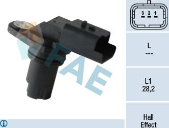 FAE 79306 - Senzor, pozicija odmikalne gredi parts5.com