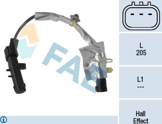 FAE 79375 - Senzor impulsuri, arbore cotit parts5.com