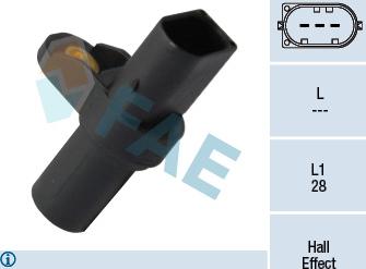 FAE 79226 - Senzor,pozitie ax cu came parts5.com