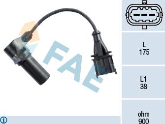 FAE 79222 - Generador de impulsos, cigüeñal parts5.com