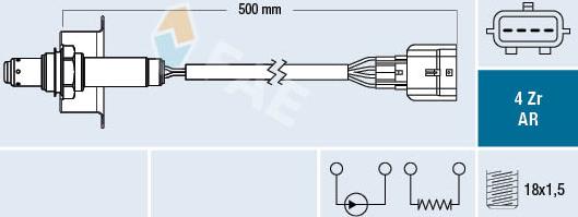 FAE 75646 - Lambdaszonda parts5.com