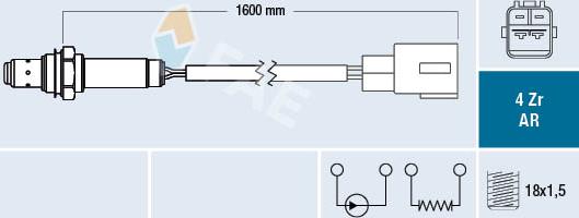 FAE 75651 - Sonda Lambda parts5.com