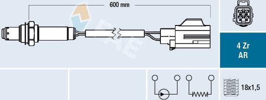 FAE 75660 - Lambda Sensor parts5.com