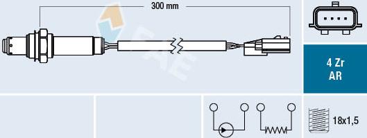 FAE 75661 - Lambda sonda parts5.com