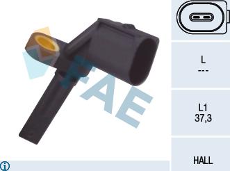 FAE 78061 - Senzor,turatie roata parts5.com