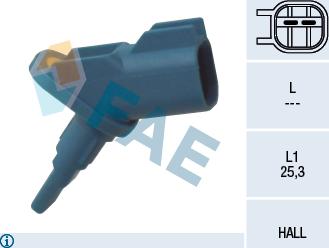 FAE 78011 - Senzor,turatie roata parts5.com