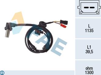 FAE 78085 - Sensor, Raddrehzahl parts5.com