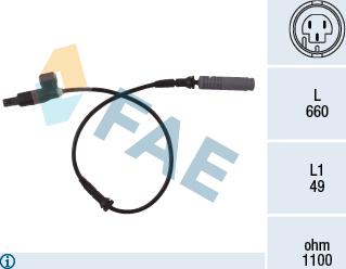 FAE 78023 - Érzékelő, kerékfordulatszám parts5.com