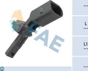 FAE 78141 - Датчик ABS, частота вращения колеса parts5.com