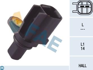 FAE 78113 - Sensor, wheel speed parts5.com