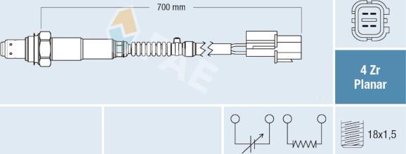 FAE 77689 - Sonda Lambda parts5.com