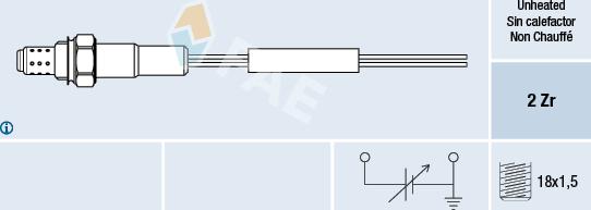 FAE 77002 - Sonda Lambda parts5.com