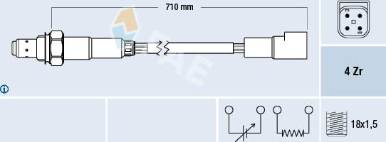 FAE 77169 - Lambda sonda parts5.com