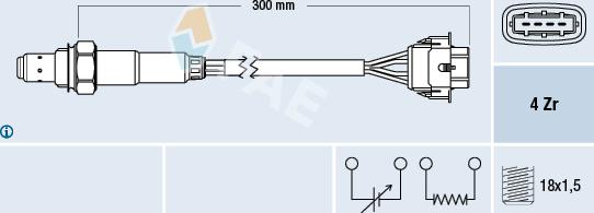 FAE 77246 - Sonda lambda parts5.com