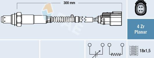 FAE 77782 - Lambda sonda parts5.com