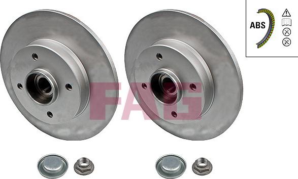 FAG 713 5405 90 - Tarcza hamulcowa parts5.com