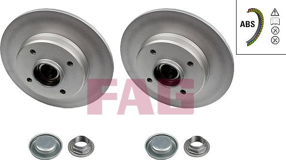 FAG 713 5406 00 - Zavorni kolut parts5.com