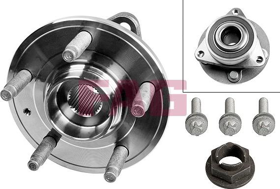 FAG 713 6449 10 - Wheel hub, bearing Kit parts5.com