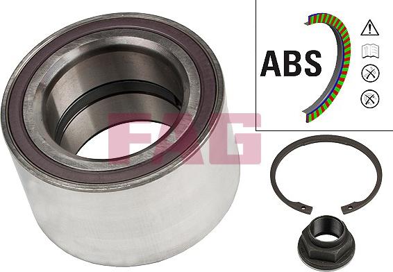 FAG 713 6405 50 - Комплект подшипника ступицы колеса parts5.com