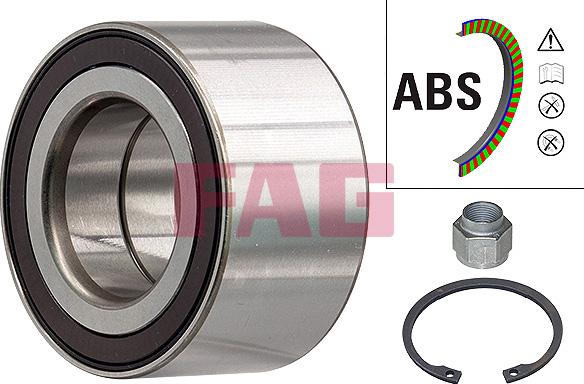 FAG 713 6507 00 - Wheel hub, bearing Kit parts5.com