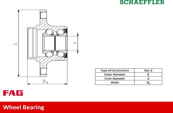 FAG 713 6104 90 - Komplet ležaja točka parts5.com