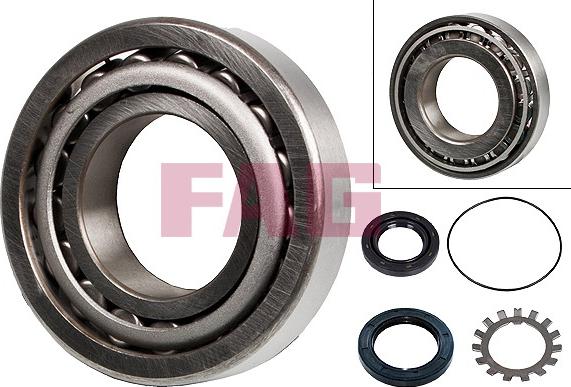 FAG 713 6157 00 - Zestaw łożysk koła parts5.com