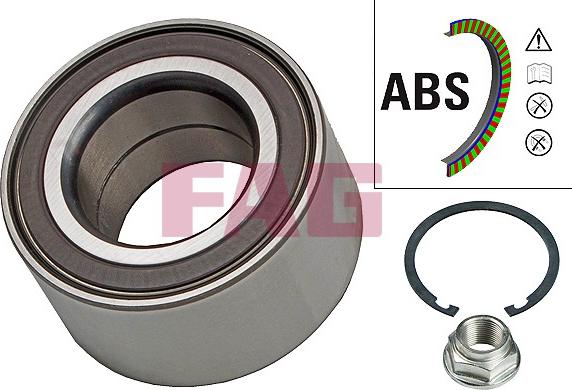 FAG 713 6157 30 - Lożisko kolesa - opravná sada parts5.com