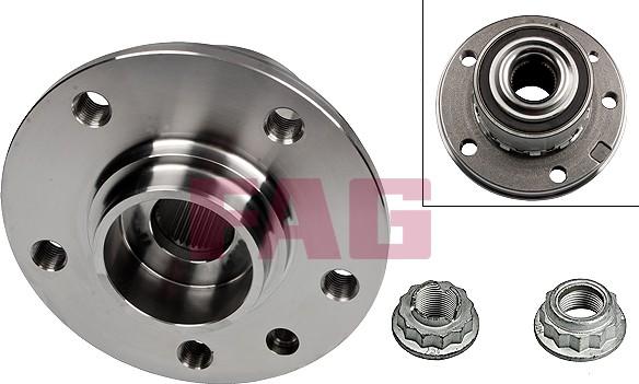 FAG 713 6107 60 - Wheel hub, bearing Kit parts5.com