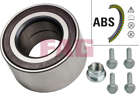 FAG 713 6122 50 - Wheel hub, bearing Kit parts5.com