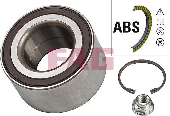 FAG 713 6178 40 - Wheel hub, bearing Kit parts5.com