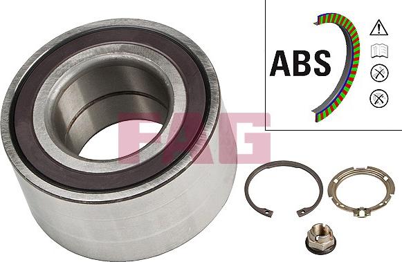 FAG 713 6309 90 - Komplet ležaja točka parts5.com