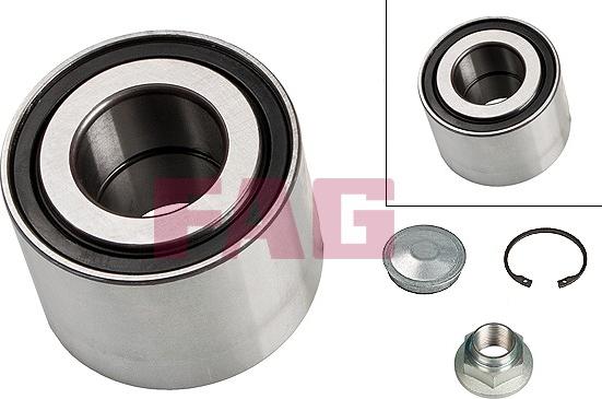 FAG 713 6303 00 - Комплект подшипника ступицы колеса parts5.com