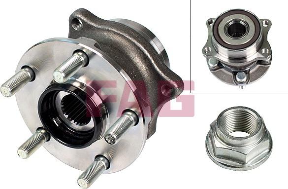 FAG 713 6222 10 - Kerékcsapágy készlet parts5.com