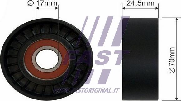 Fast FT44570 - Umlenk / Führungsrolle, Keilrippenriemen parts5.com