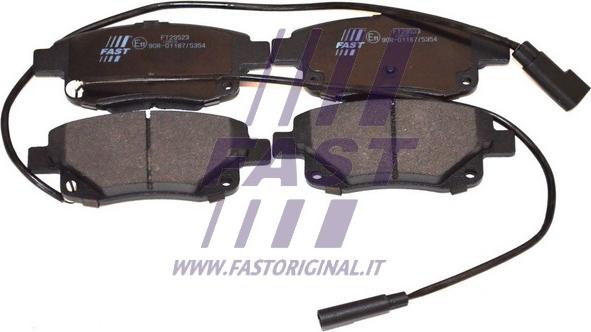 Fast FT29523 - Sada brzdových destiček, kotoučová brzda parts5.com