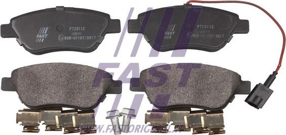 Fast FT29112 - Set placute frana,frana disc parts5.com