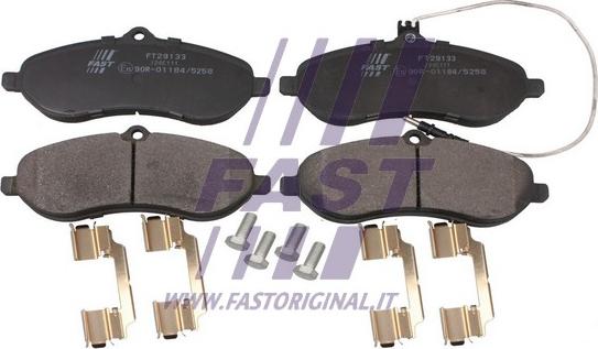 Fast FT29133 - Set placute frana,frana disc parts5.com