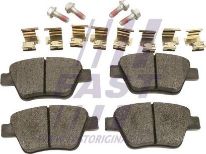 Fast FT29172 - Brake Pad Set, disc brake parts5.com