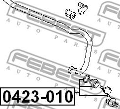 Febest 0423-010 - Rod / Strut, stabiliser parts5.com