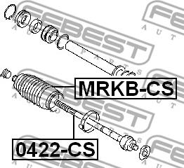 Febest MRKB-CS - Körük, direksiyon parts5.com