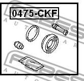 Febest 0475-CKF - Reparatursatz, Bremssattel parts5.com