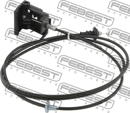 Febest 05101-BK - Cablu, capota motor parts5.com