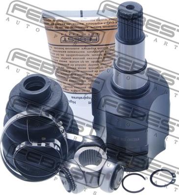 Febest 0111-GRX125LH - Каре комплект, полуоска parts5.com