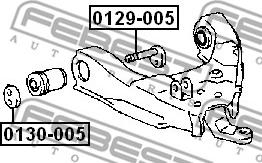 Febest 0129-005 - Surub corectare inclinare parts5.com