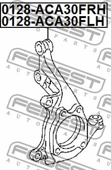 Febest 0128-ACA30FLH - Articulatie directie, suspensie roata parts5.com